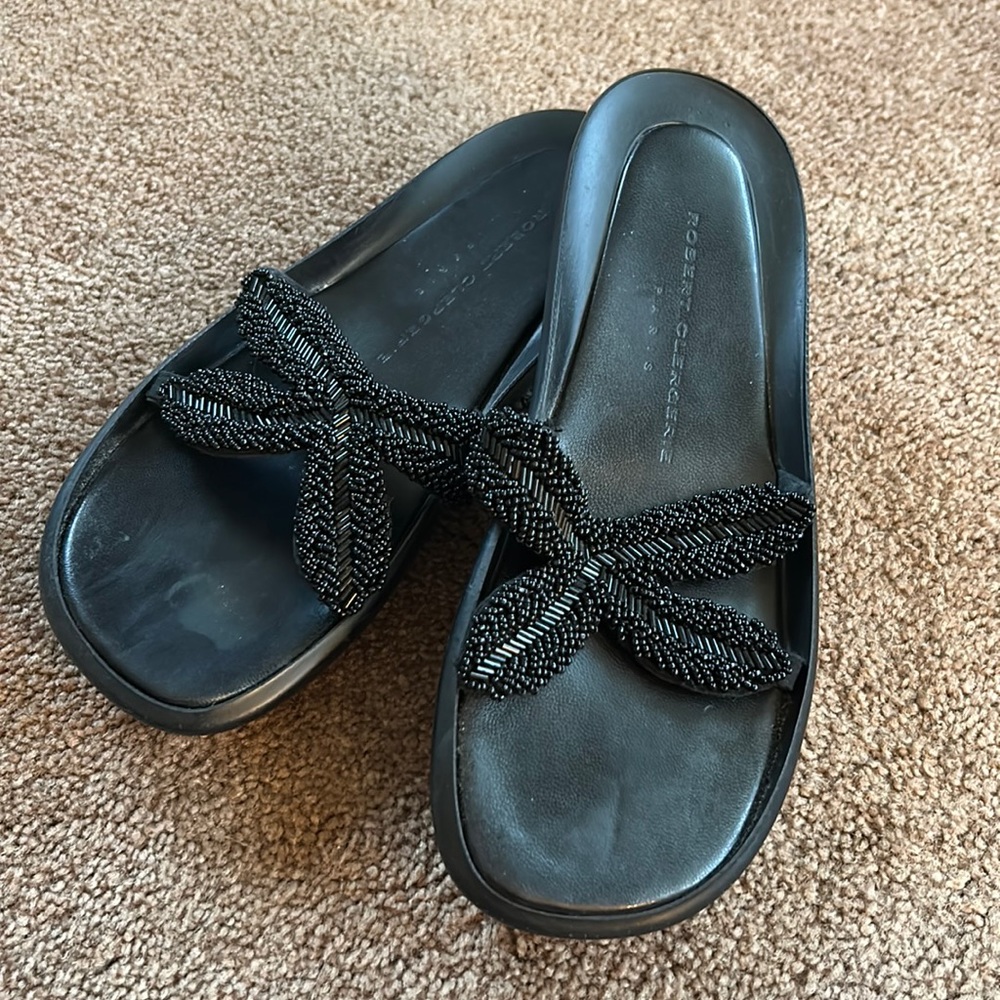 Robert Clergerie Paris Leather Sandals Size 8